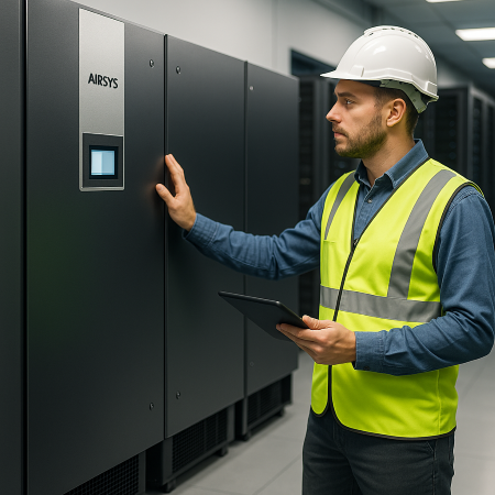 Ar Condicionado de Precisão projetado para reduzir PUE com Free Cooling e Inverter