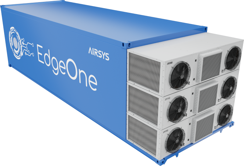 Uso do ar de precisão modular UniCool-Edge em data centers edge.