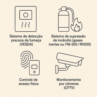 Segurança física e combate a incêndio