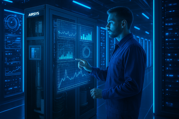 Solução de resfriamento InRow otimizada para aplicações em inteligência artificial e HPC