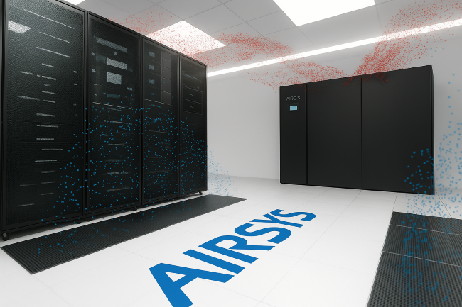 Tecnologia InRow Airsys com controle inteligente de fluxo de ar e alta eficiência energética