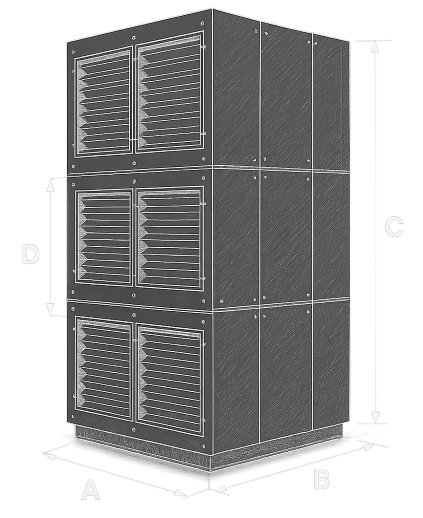 Módulos Fan Wall Airsys para aplicação em sistemas HVAC industriais