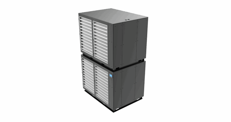 Estrutura interna do Fan Wall Airsys com múltiplos ventiladores modulares