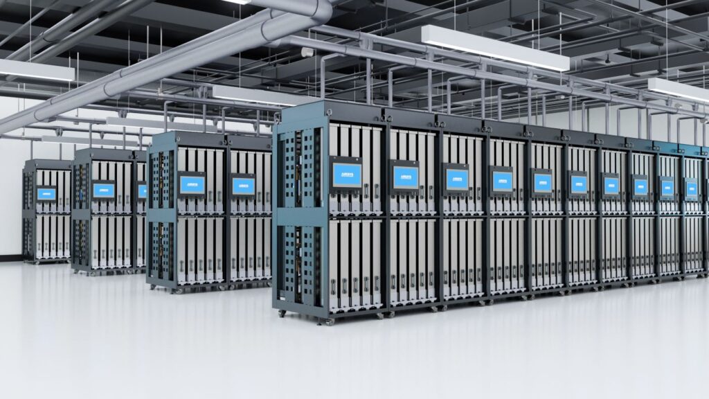 Equipamento de resfriamento e unidade de bomba da solução LiquidRack.